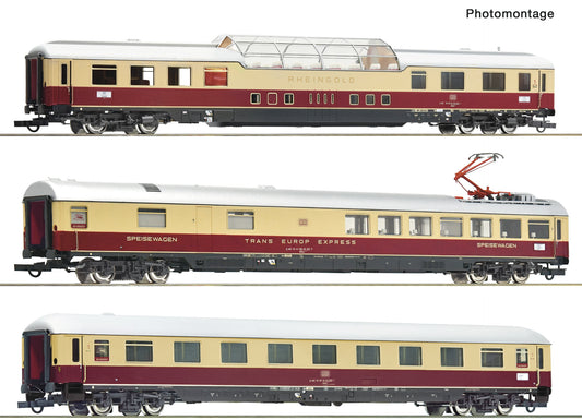 Roco HO 6200120 3 piece set (1): 'Rheingold'  AKE   era VI DC 2025 New Item