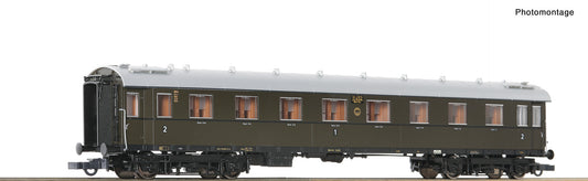 Roco HO 6200136 1st/2nd class standard express train coach DRG era II DC 2025 New Item