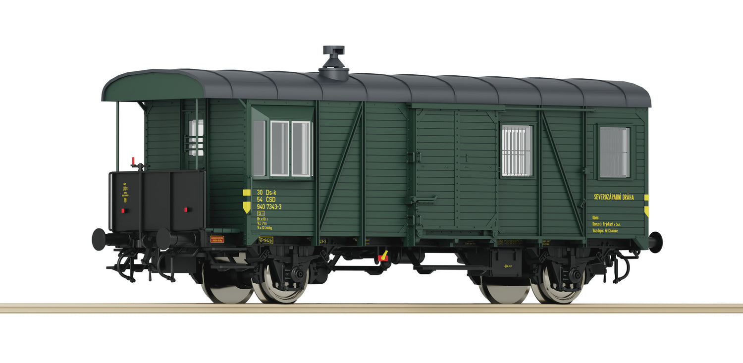 Roco HO 6200141 Goods train guard wagon  CSD   era IV DC 2025 New Item