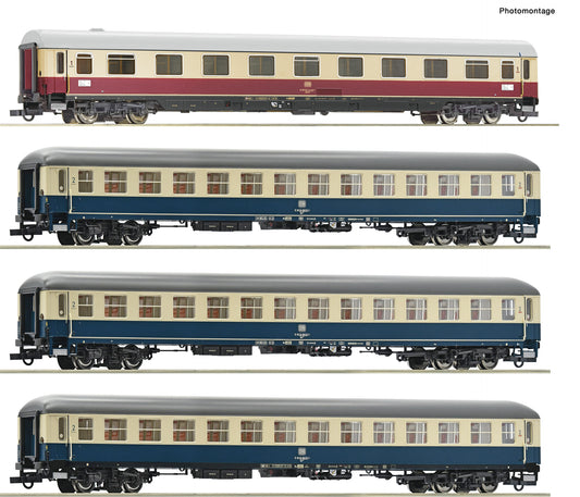 Roco HO 6200154 4 piece set: IC 511 'Chiemgau'  DB   era IV DC 2025 New Item