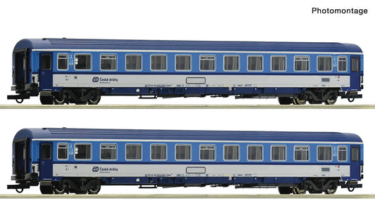 Roco HO 6200157 2 piece set: Eurofima coach CD era VI DC 2025 New Item
