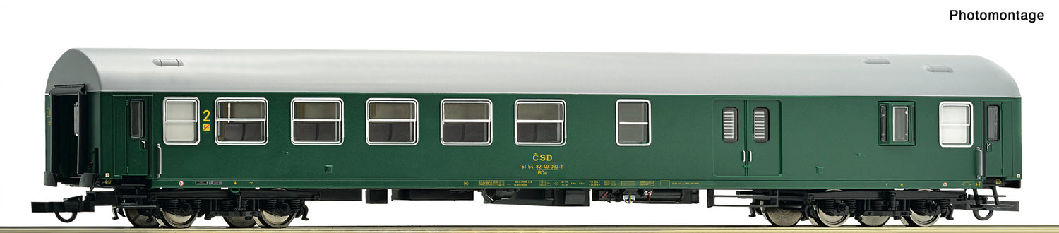 Roco HO 6200168 2nd class passenger coach  CSD   era IV DC 2025 New Item