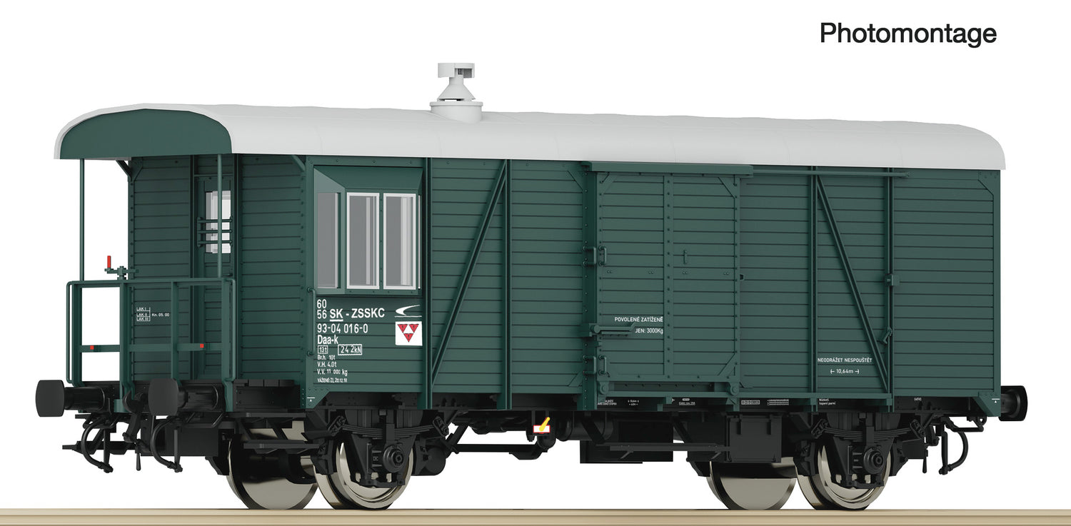 Roco HO 6200177 Goods train guard wagon  ZSSK Cargo   era VI DC 2025 New Item