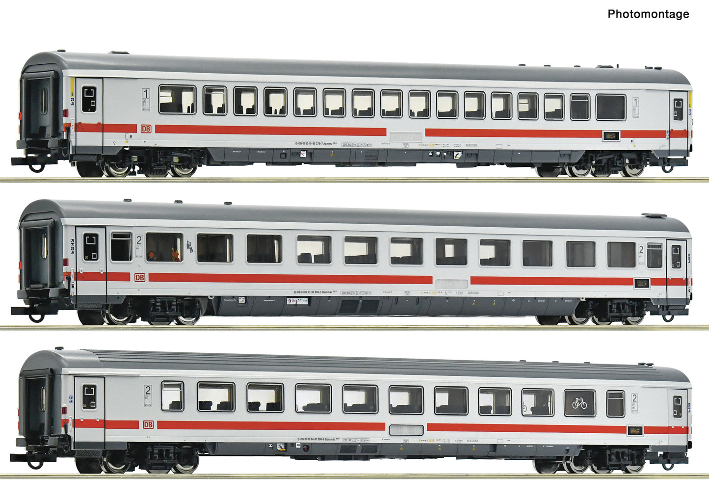 Roco HO 6200183 3 piece set (1): IC 2013 'Allgau'  DB AG   era VI DC  2026 New Item