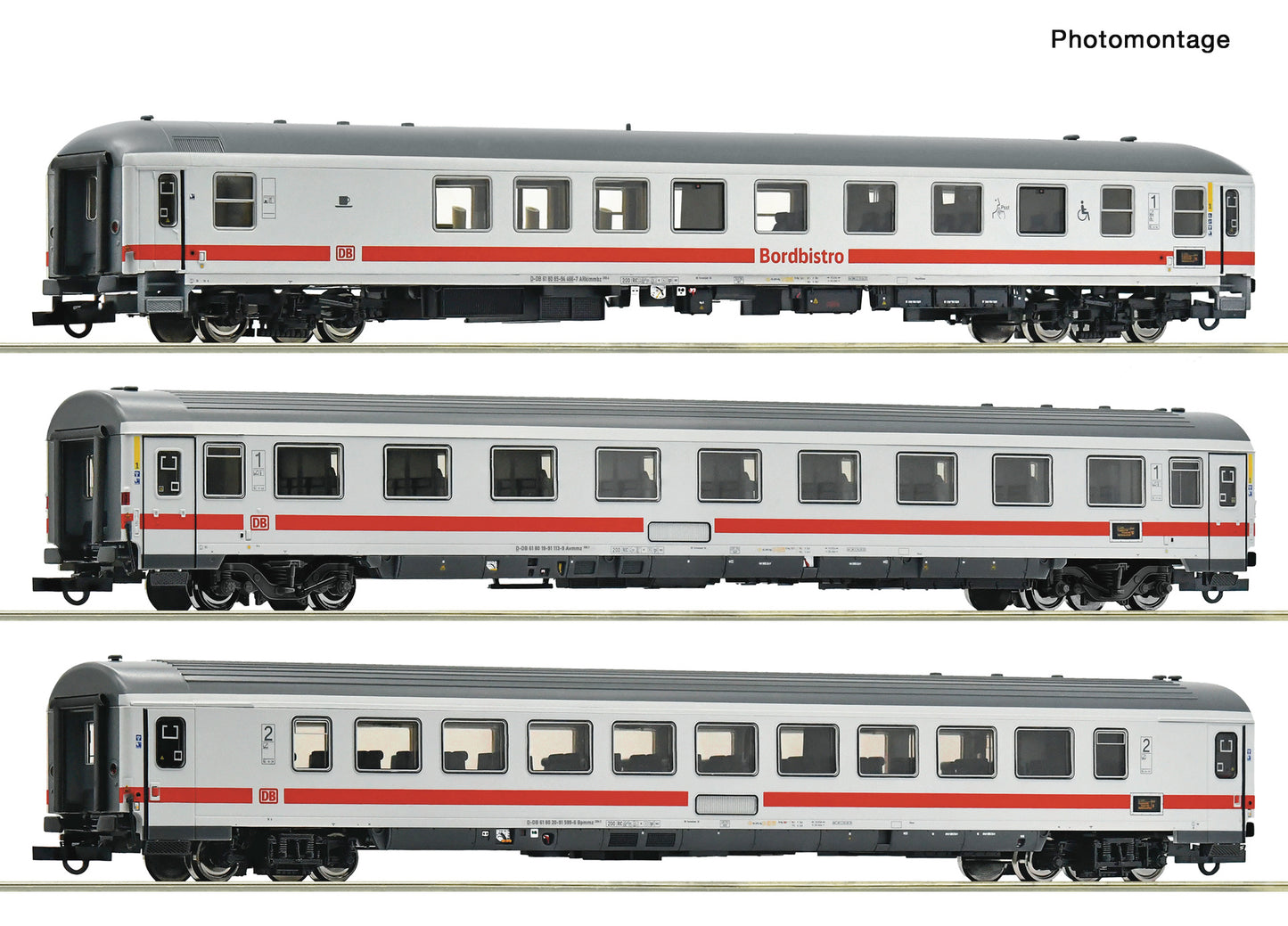 Roco HO 6200184 3 piece set (2): IC 2013 'Allgau'  DB AG   era VI DC  2026 New Item