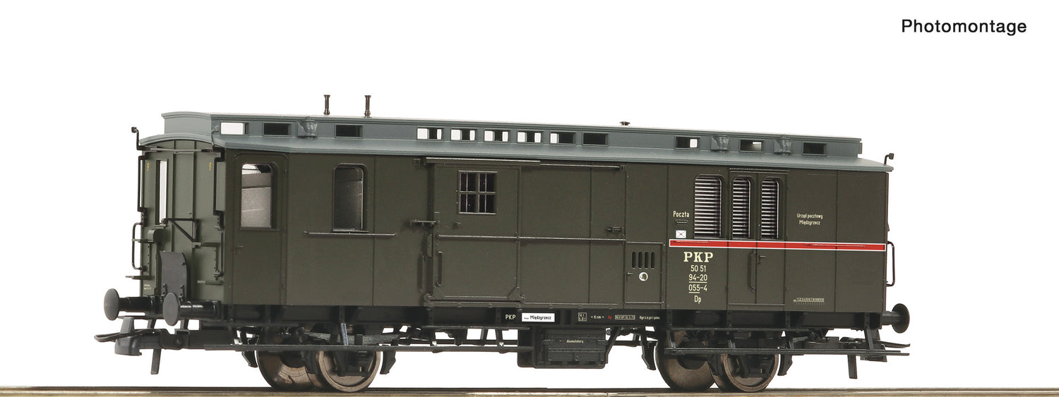 Roco HO 6200196 Mail/luggage wagon  PKP   era IV DC  Fall 2025 New Item