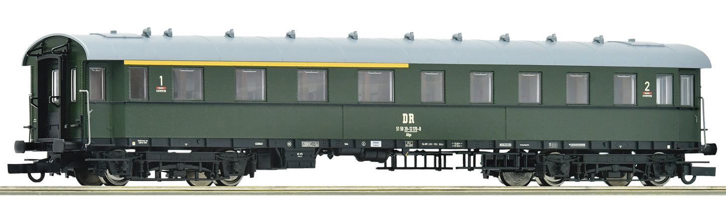 Roco HO 6200205 1st/2nd standard express train coach  DR   era IV DC  2026 New Item