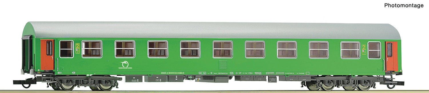 Roco HO 6200232 2nd class coach  ZSSK   era V DC  2026 New Item