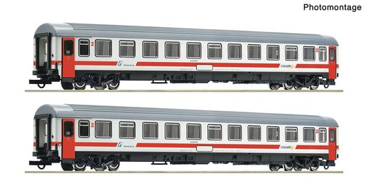 Roco HO 6200242 2 piece set: Eurofima coaches 'IC Sun' FS era VI DC 2026 New Item