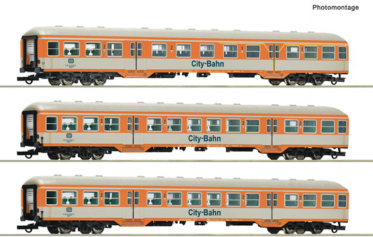 Roco HO 6200247 3-piece set: 'City-Bahn'  DB   era 45 DC  2026 New Item