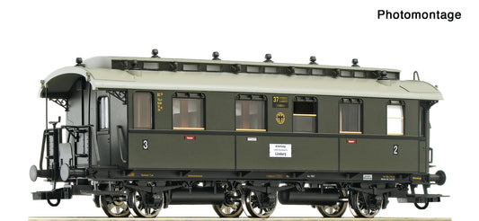 Roco HO 6200255 2nd/3rd class coach  DRG   era II DC  Fall 2025 New Item