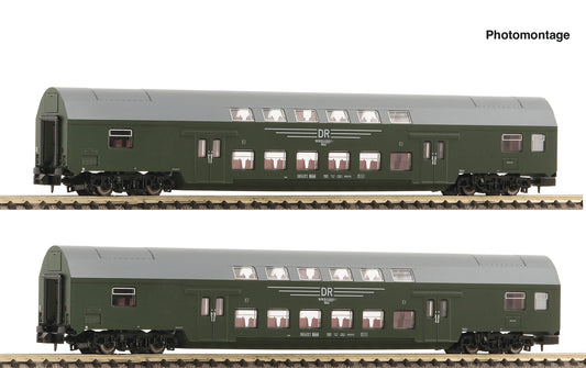 Fleischmann N 6260042 2 pcs. Set 2: Double-decker coaches era IV DC 2026 New Item
