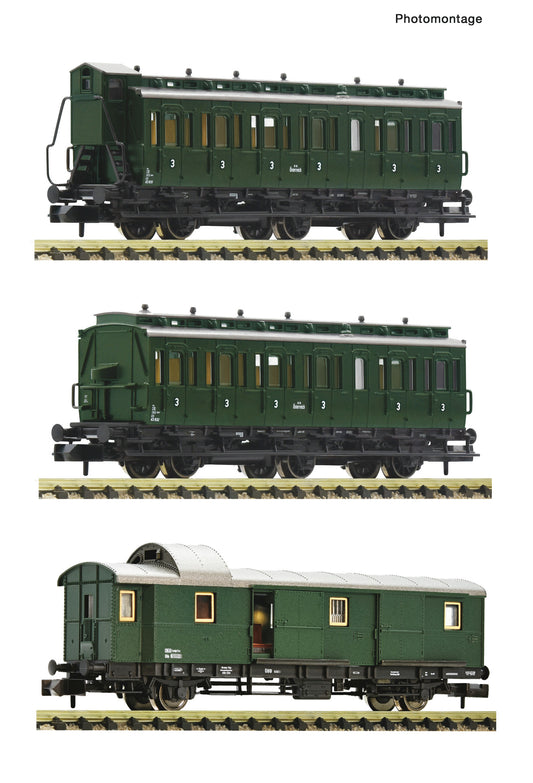 Fleischmann N 6260055 3-piece set: Passenger train   era III DC 2025 New Item