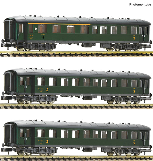 Fleischmann N 6260067 3 piece set: Passenger train SNCF era III DC 2025 New Item