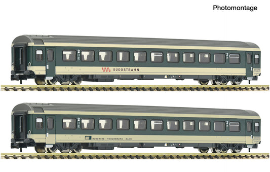 Fleischmann N 6260095 2 piece set (1): Coaches  SOB/BT   era 45 DC  2026 New Item