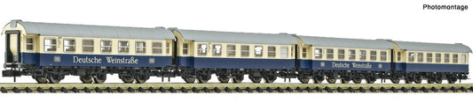 Fleischmann N 6260098 4 piece set: 'Deutsche Weinstraße' coaches  DB   era IV DC  2026 New Item