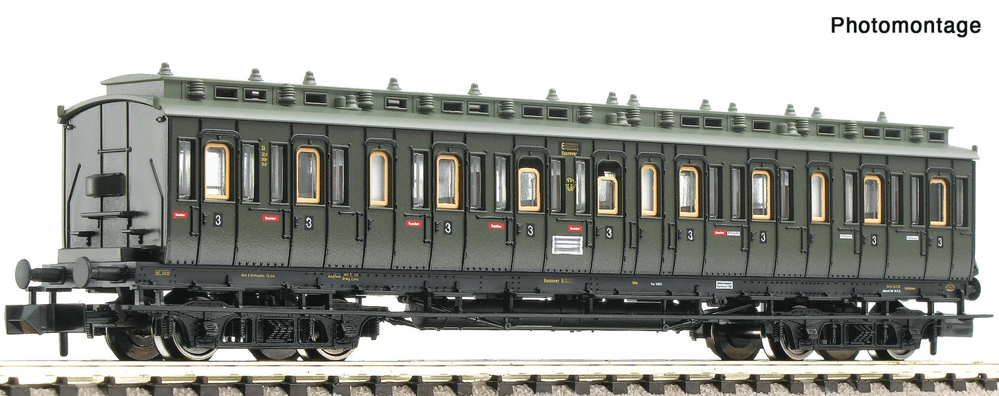 Fleischmann N 6260101 3rd class compartment coach  DRG   era II DC  2026 New Item