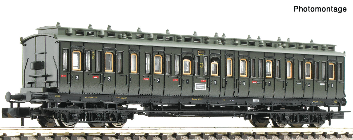 Fleischmann N 6260101 3rd class compartment coach  DRG   era II DC  2026 New Item