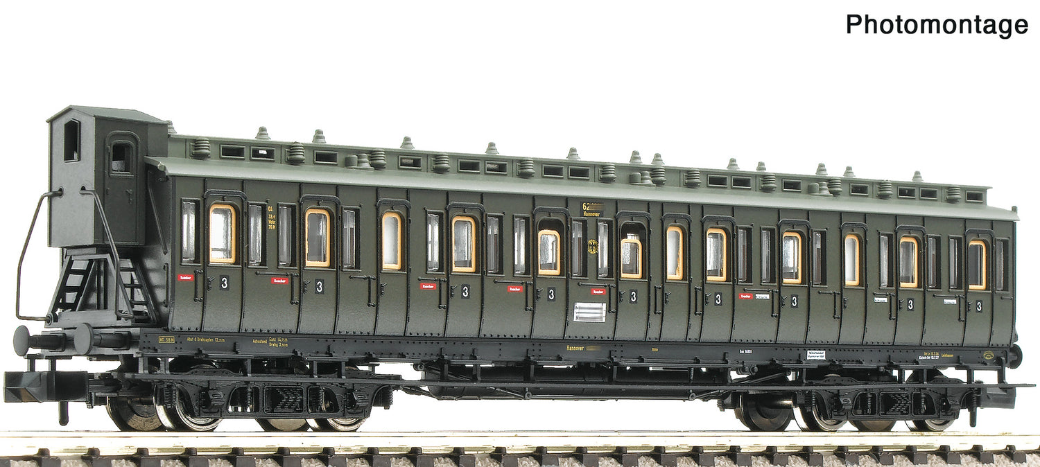 Fleischmann N 6260102 3rd class compartment coach  DRG   era II DC  2026 New Item