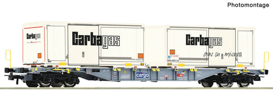 Roco HO 6600122 Container carrier wagon  SBB Cargo   era VI DC 2025 New Item