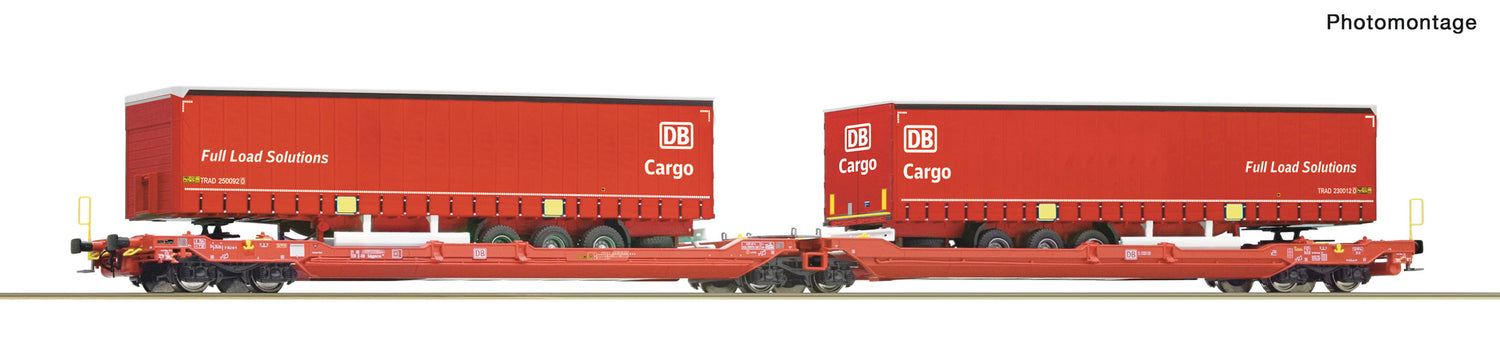 Roco HO 6600168 Articulated double-pocket wagon T3000e  DB AG   era VI DC  2026 New Item