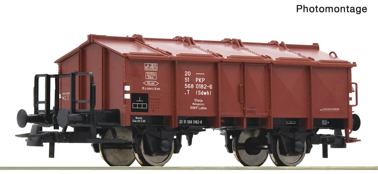 Roco HO 6600175 Hinged lid wagon  PKP   era IV DC 2025 New Item