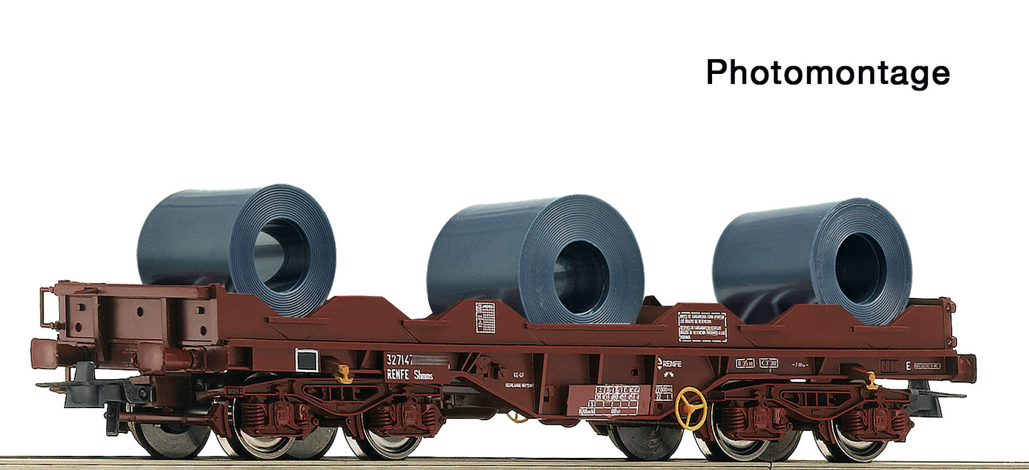 Roco HO 6600198 Coil transport wagon  RENFE   era IV DC  2026 New Item