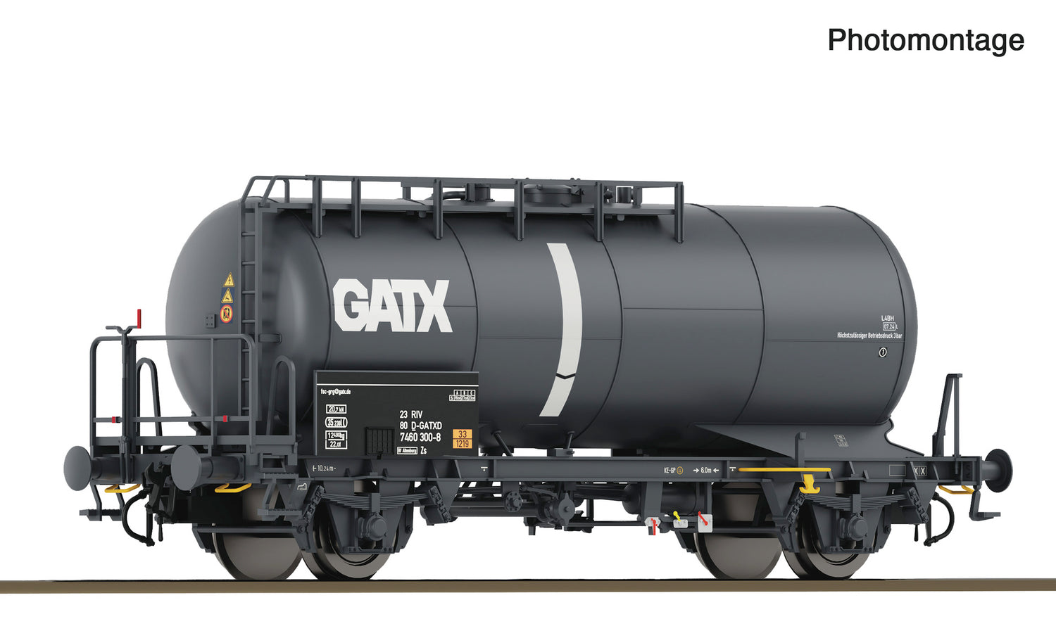 Roco HO 6600247 Tank wagon  GATX   era V DC  2026 New Item