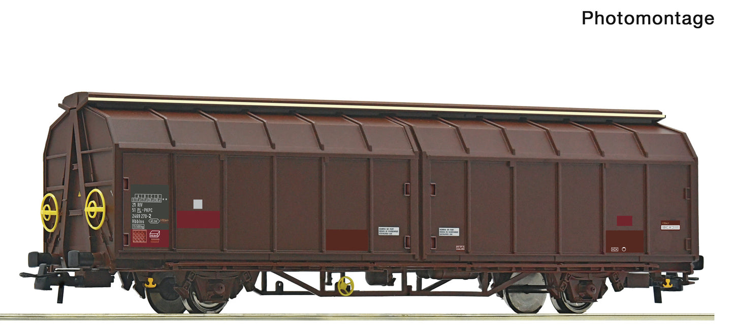 Roco HO 6600255 Sliding wall wagon  PKP Cargo   era V DC  2026 New Item