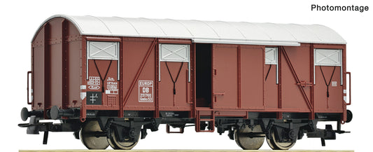 Roco HO 6600274 Covered goods wagon DB era III DC 2026 New Item