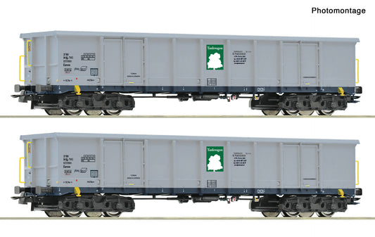 Roco HO 6600295 2 piece set: Open goods wagons Tankwagon era VI DC 2026 New Item