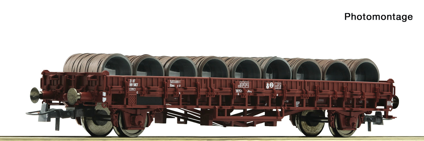 Roco HO 6600300 Flat wagon  SNCF   era IV DC  2026 New Item