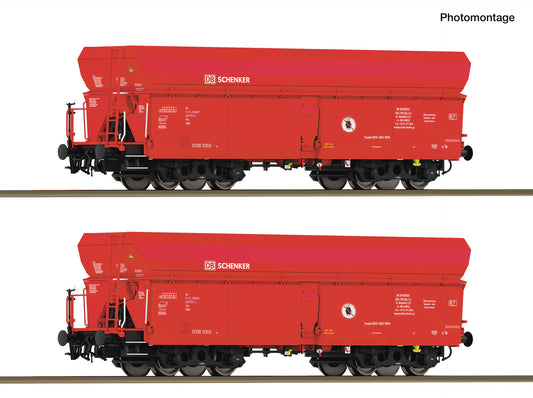 Roco HO 6600326 2 piece set: Self-unloading hopper wagons  DB Schenker   era VI DC  2026 New Item
