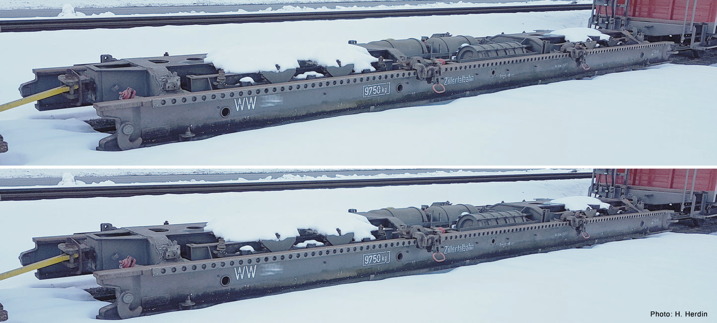 Roco HO 6640007 Narrow gauge transporter wagon  Zillertalbahn   era V DC  2026 New Item