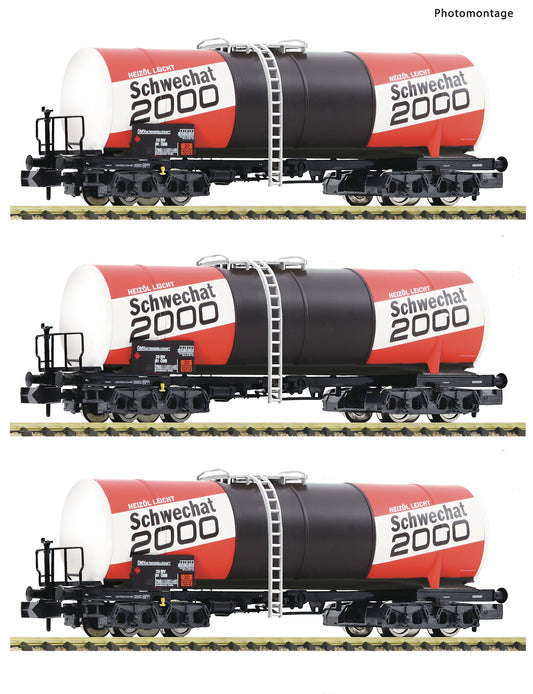 Fleischmann N 6660073 3-piece set: Tank wagons ÖBB era IV DC 2025 New Item
