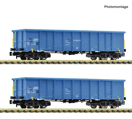 Fleischmann N 6660095 2-piece set: Open freight wagon   era VI DC 2025 New Item