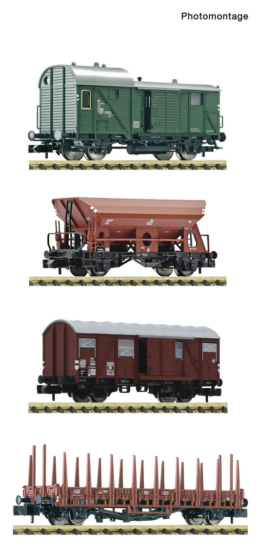 Fleischmann N 6660119 4 piece set: Goods train DB era III DC 2025 New Item