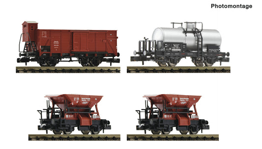 Fleischmann N 6660120 4-piece set: Freight train  DRG   era II DC 2025 New Item