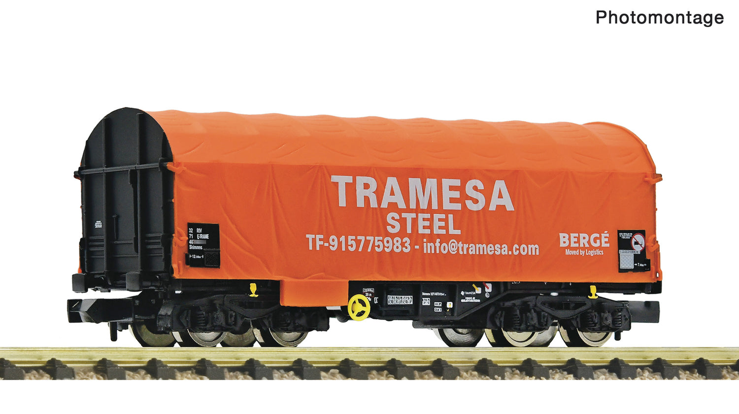 Fleischmann N 6660125 Slide tarpaulin wagon  Tramesa   era VI DC 2025 New Item