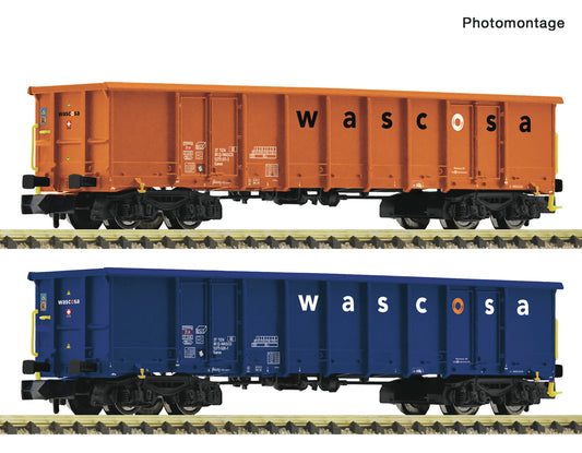 Fleischmann N 6660140 2 piece set: Open goods wagons Wascosa era VI DC 2026 New Item
