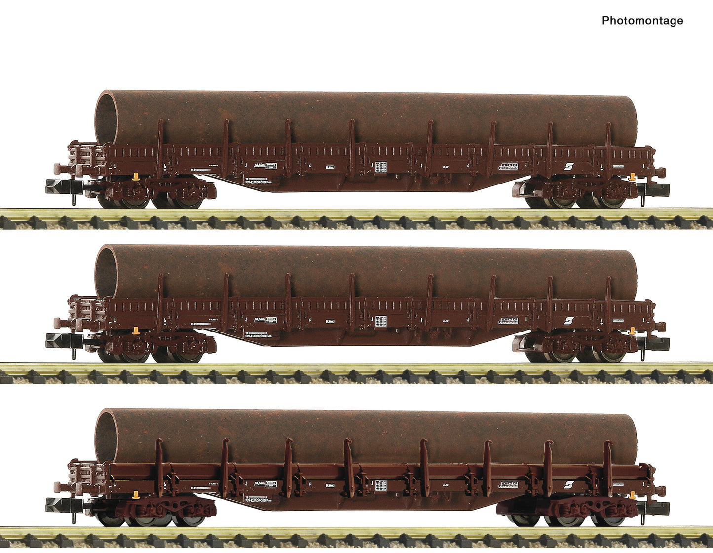 Fleischmann N 6660142 3 piece set (1): Steel train  OBB   era IV DC  2026 New Item