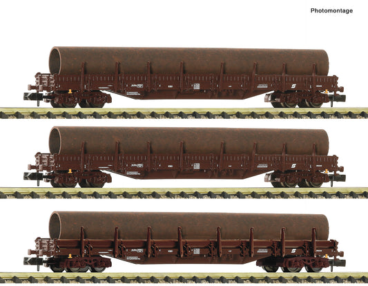 Fleischmann N 6660142 3 piece set (1): Steel train OBB era IV DC 2026 New Item