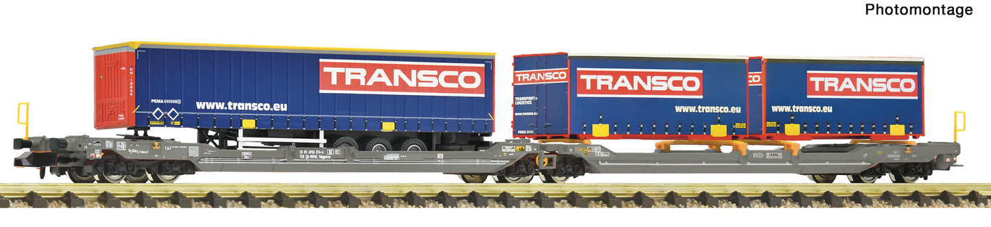 Fleischmann N 6660151 Articulated double-pocket wagon T3000e  HUPAC   era VI DC  2026 New Item