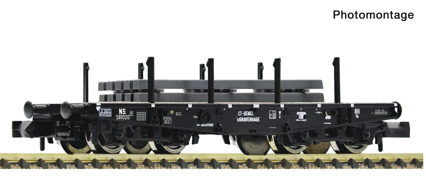 Fleischmann N 6660162 Heavy-duty flat wagon  NS   era III DC  2026 New Item