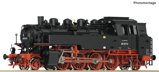 Roco HO 7120027 Steam locomotive 86 1617-9  DR   era IV DC 2025 New Item