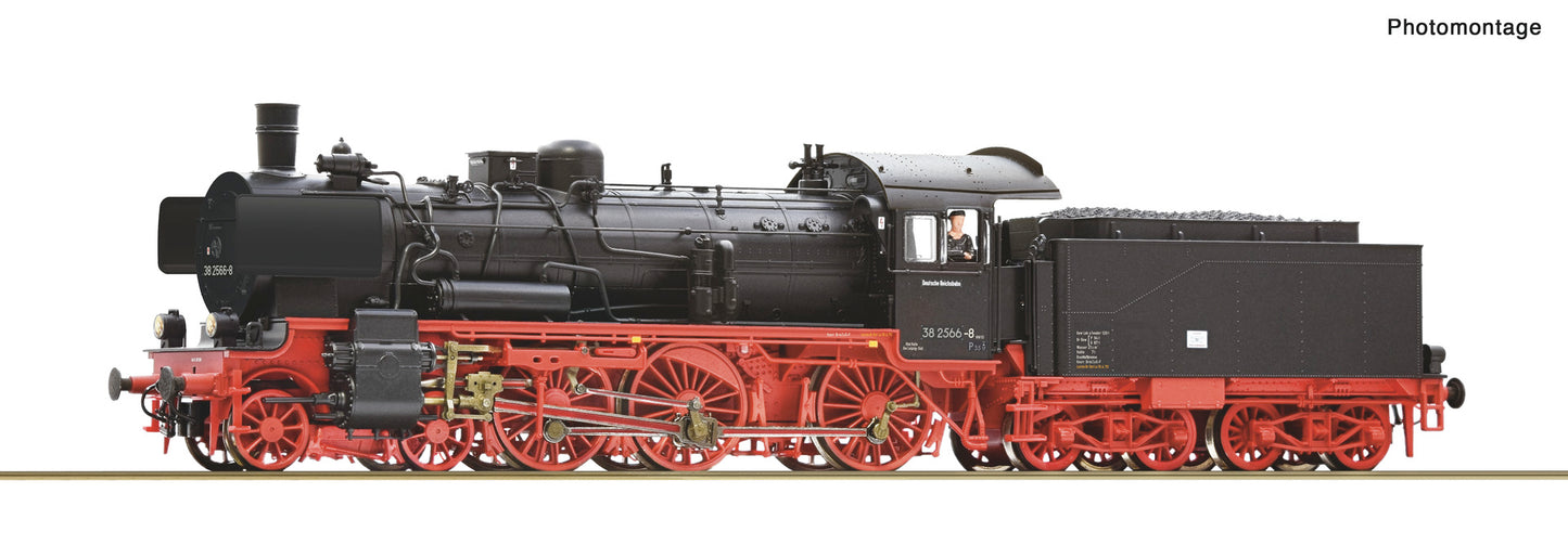 Roco HO 7120045 Steam locomotive 38 2566-8  DR   era IV AC  2026 New Item