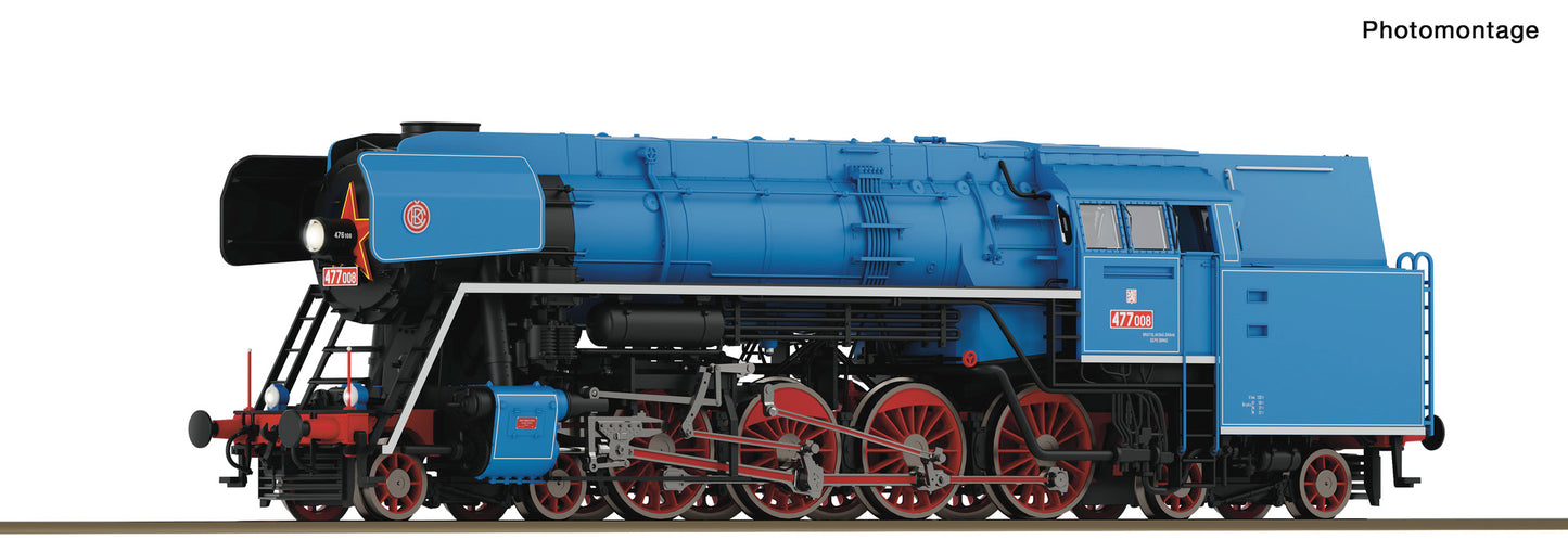Roco HO 7130033 Steam locomotive 477 008 DC-Snd.   era III DC  2026 New Item
