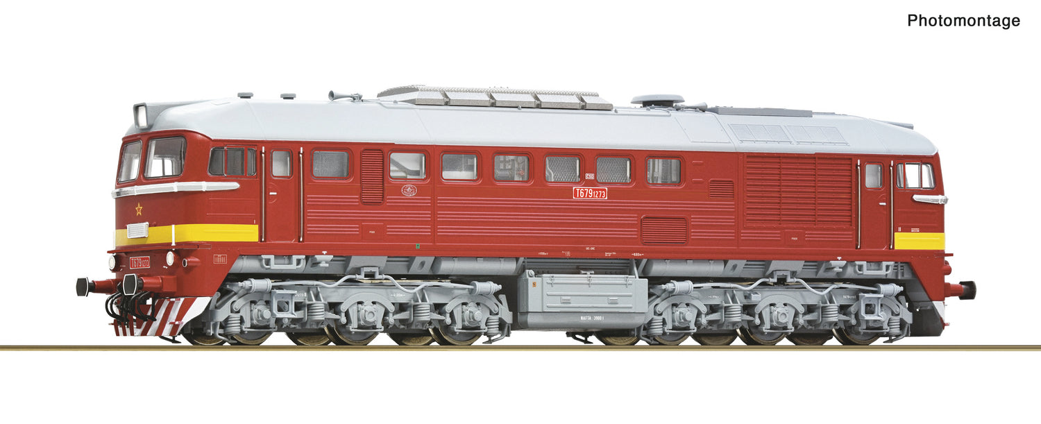 Roco HO 7300061 Diesel locomotive T 679.1  CSD   era IV DC 2025 New Item