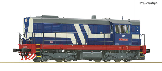 Roco HO 7300063 Diesel locomotive 742 007-8 CD era 56 DC 2025 New Item