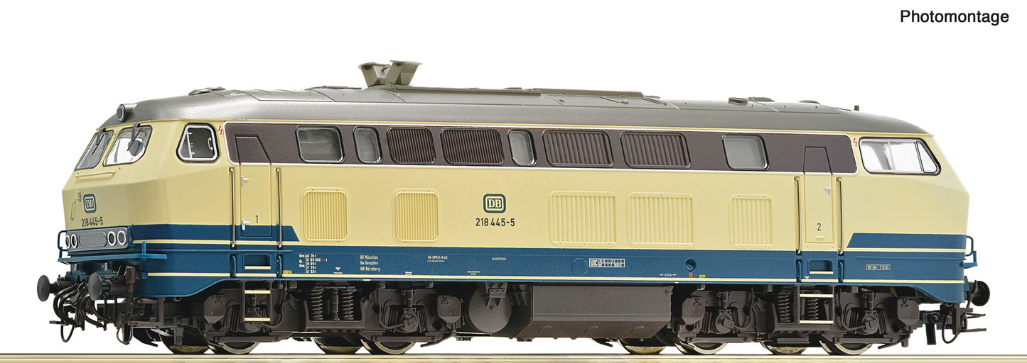 Roco HO 7320041 Diesel locomotive 218 445-5  DB   era IV DC 2025 New Item